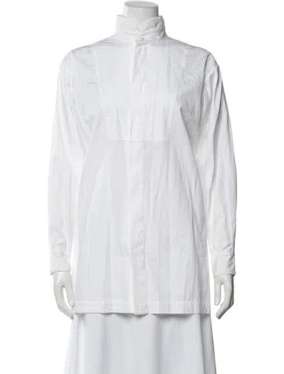 Pre-owned Eskandar Long Sleeve Top W/ Tags In Neutrals