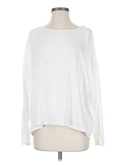 Pre-owned Eskandar Long Sleeve T-shirt In White