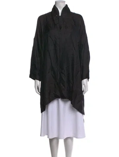 Pre-owned Eskandar Long Sleeve Tunic In Black