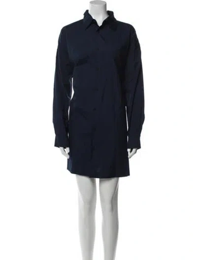 Pre-owned Eskandar Long Sleeve Tunic In Blue