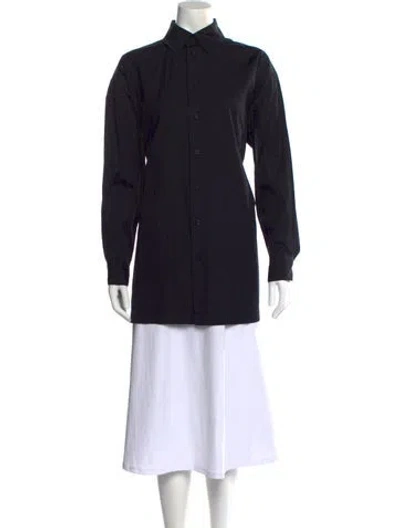 Pre-owned Eskandar Long Sleeve Tunic In Blue