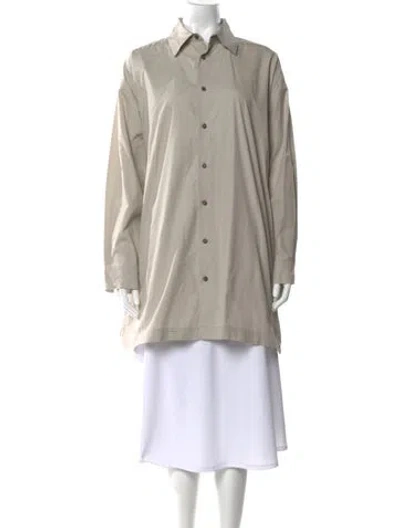 Pre-owned Eskandar Long Sleeve Tunic In Gray