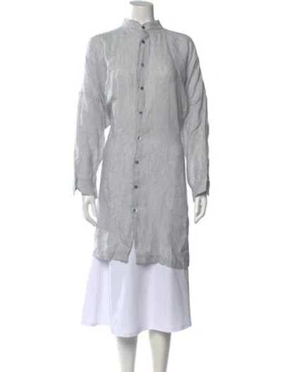 Pre-owned Eskandar Long Sleeve Tunic In Gray