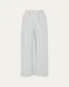Eskandar Long Trousers In Navygold