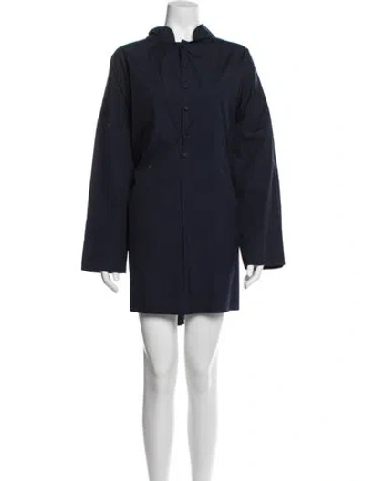 Pre-owned Eskandar Mini Dress In Blue