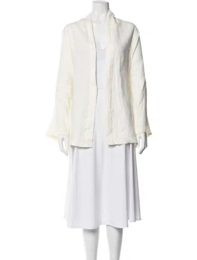 Pre-owned Eskandar Open Front Sweater In Neutrals