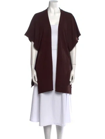 Pre-owned Eskandar Open Front Sweater W/ Tags In Brown