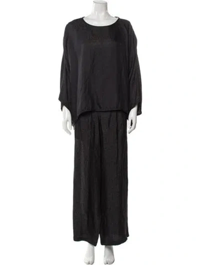 Pre-owned Eskandar Pant Set In Blue