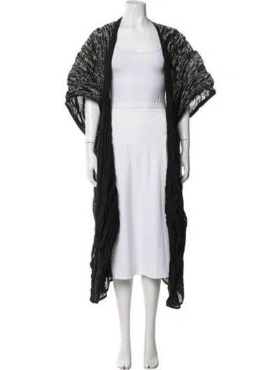 Pre-owned Eskandar Patterned Jacket In Black