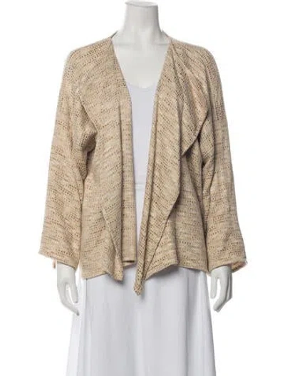 Pre-owned Eskandar Patterned Jacket In Neutrals