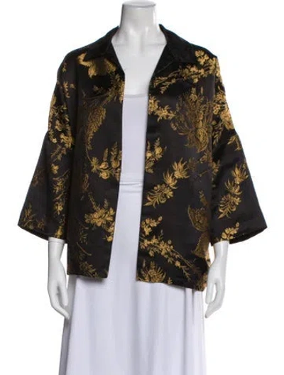 Pre-owned Eskandar Printed Evening Jacket In Multi
