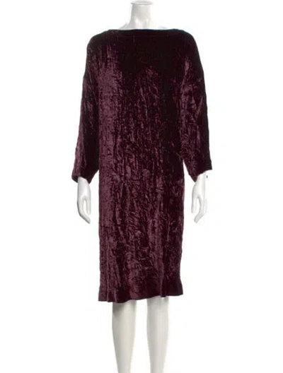 Pre-owned Eskandar Printed Knee-length Dress In Multi