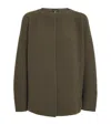 Eskandar Ripple Cashmere Open Cardigan In Green