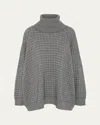 Eskandar Cashmere Rollneck Sweater In Gray