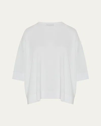ESKANDAR ROUND NECK 3-4 SLEEVE TOP WITH HEMBANDS (MID PLUS)