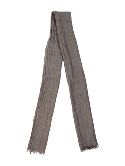 Pre-owned Eskandar Scarf In Brown