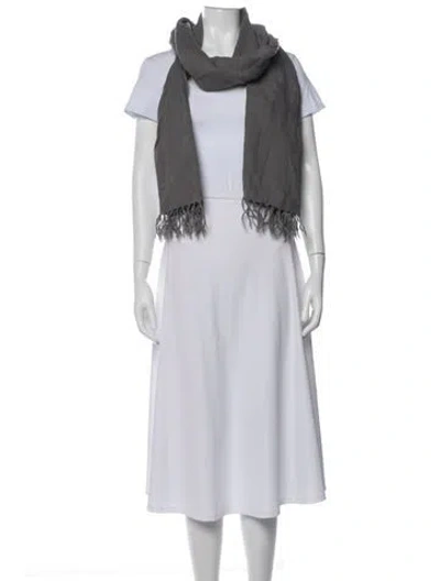 Pre-owned Eskandar Scarf In Grey