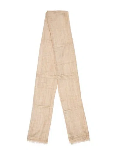 Pre-owned Eskandar Scarf In Neutral