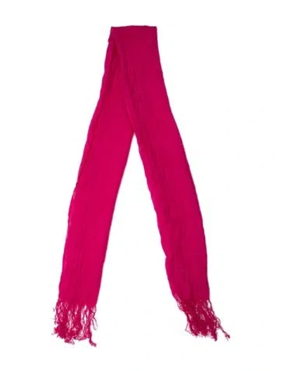 Pre-owned Eskandar Scarf In Pink