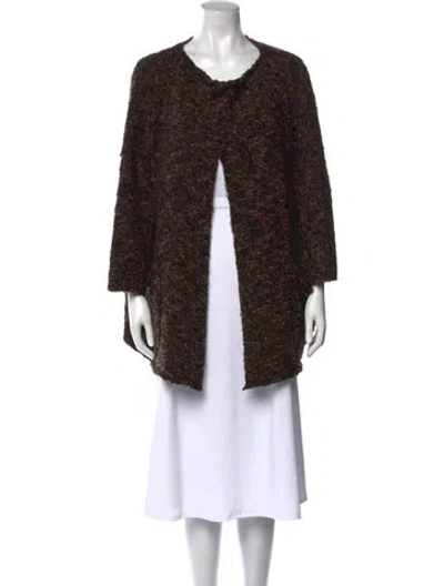 Pre-owned Eskandar Scoop Neck Sweater In Gray