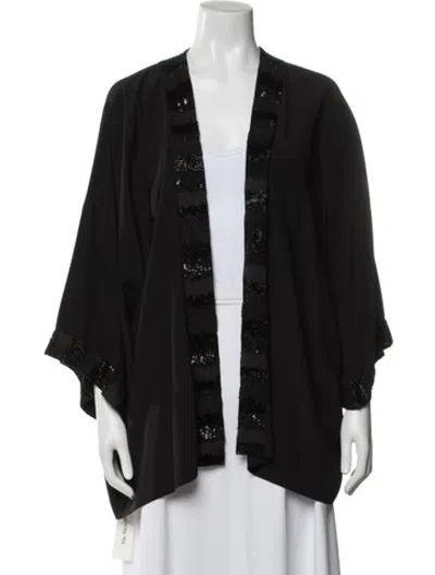Pre-owned Eskandar Silk Jacket In Black