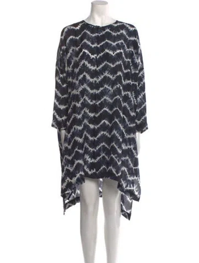 Pre-owned Eskandar Silk Knee-length Dress In Black