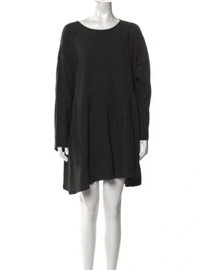 Pre-owned Eskandar Silk Knee-length Dress W/ Tags In Black