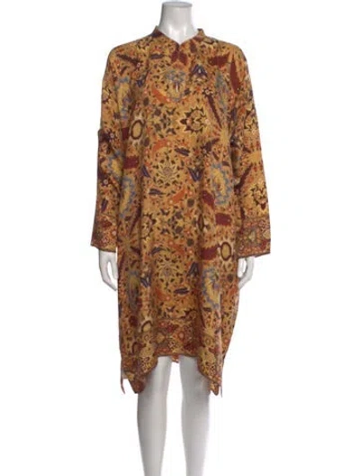 Pre-owned Eskandar Silk Long Dress In Neutral