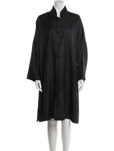 Pre-owned Eskandar Silk Midi Length Dress In Blue