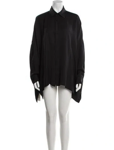 Pre-owned Eskandar Silk Mini Dress In Blue