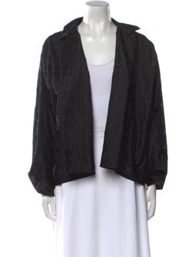 Pre-owned Eskandar Silk Printed Blouse W/ Tags In Multi