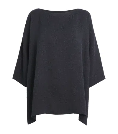 Eskandar Silk Scoop-neck Top