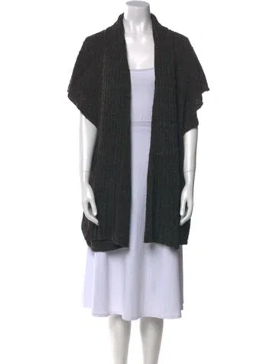 Pre-owned Eskandar Silk V-neck Sweater In Blue