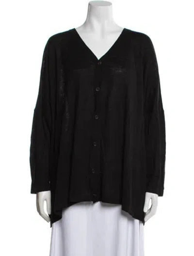 Pre-owned Eskandar Silk V-neck Sweater In Multi