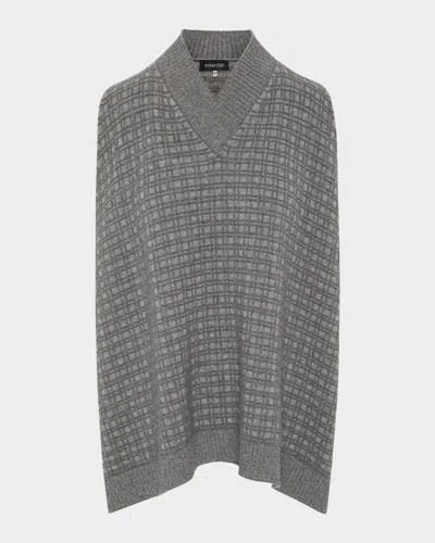 ESKANDAR SLEEVELESS A-LINE CROSSOVER V-NECK SWEATER (MID PLUS LENGTH)