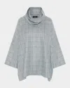 Eskandar Sloped-shoulder Monks Top (long Length) In Blue
