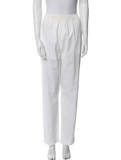 Pre-owned Eskandar Straight Leg Pants In Black