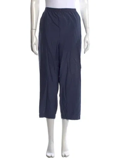 Pre-owned Eskandar Straight Leg Pants In Blue