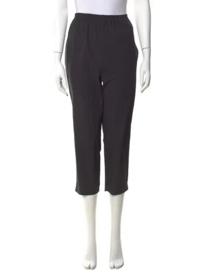 Pre-owned Eskandar Straight Leg Pants In Grey