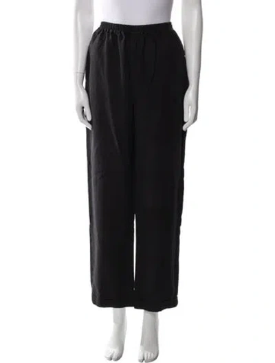 Pre-owned Eskandar Straight Leg Pants In White