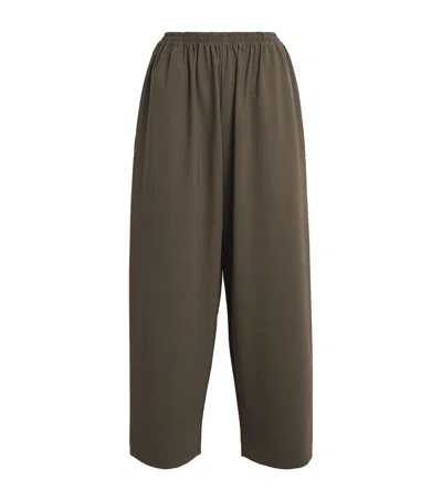 ESKANDAR STRETCH-WOOL JAPANESE TROUSERS