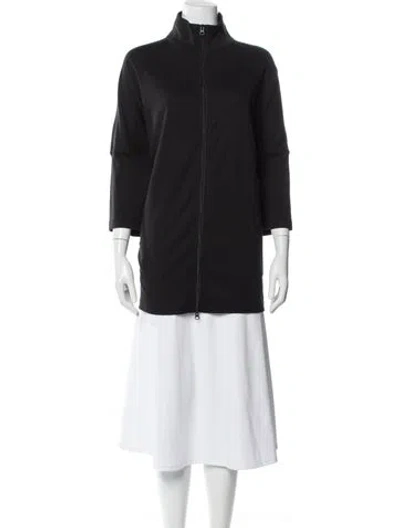 Pre-owned Eskandar Three-quarter Sleeve Top In Gray