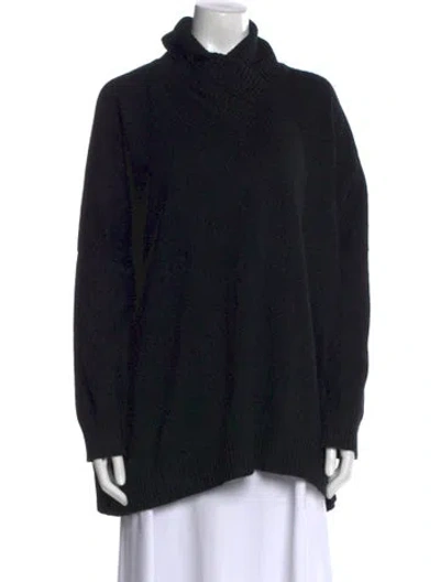 Pre-owned Eskandar Turtleneck Sweater In Black