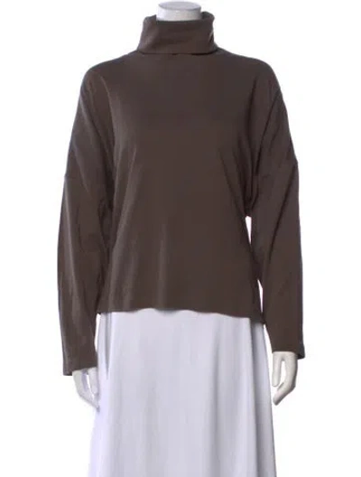Pre-owned Eskandar Turtleneck Sweater In Brown