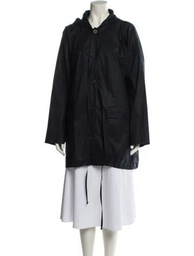 Pre-owned Eskandar Utility Jacket In Blue