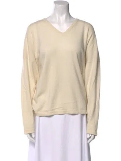 Pre-owned Eskandar Vintage Cashmere Sweater In Neutral