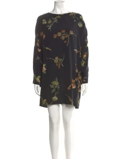 Pre-owned Eskandar Vintage Mini Dress In Multi