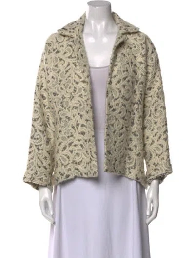 Pre-owned Eskandar Vintage Wool Sweater In Neutral