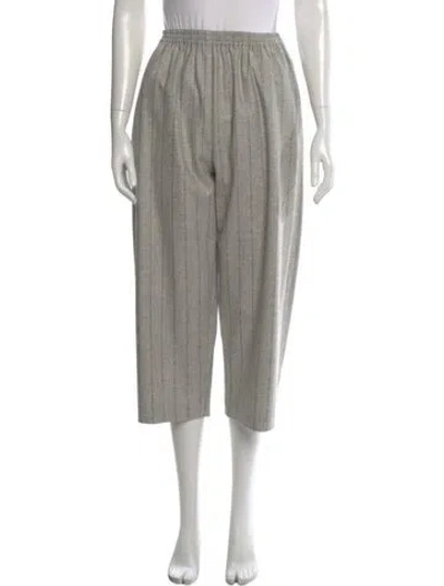 Pre-owned Eskandar Virgin Wool Wide Leg Pants W/ Tags In Neutral