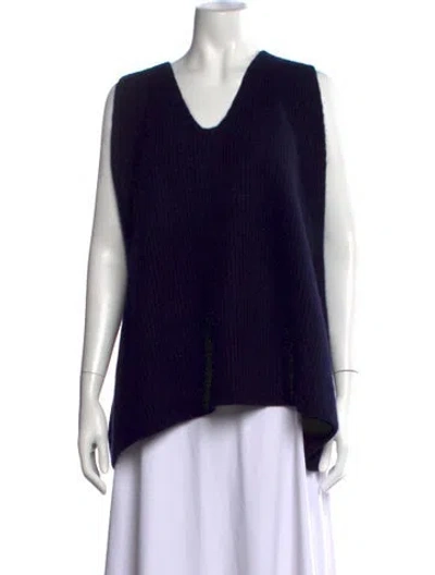 Pre-owned Eskandar V-neck Sweater In Black